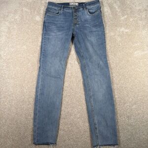 Free People Blue Skinny Jeans